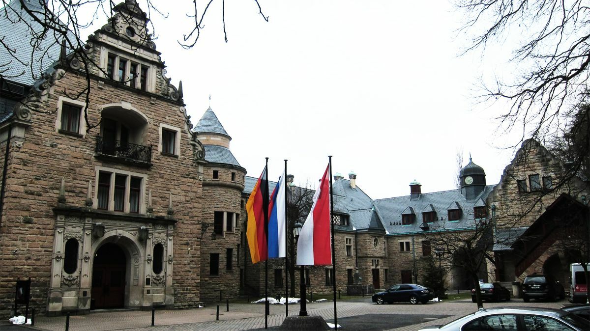 Schloss Hotel Wolfsbrunnen Schwebda Bagian luar foto